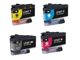 LC427 - 4 farver BK-C-M-Y - Kompatibel Brother - LC427 - 7.500 sider
