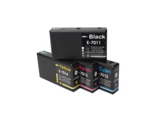 Rabat sæt! epson T7011-T7014 – 4 farver BK-C-M-Y – Kompatibel – epson T7011-T7014 – 207 ml