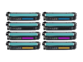 Rabat sæt! HP 212X - 2 stk BK-C-M-Y toner 86.000 sider - kompatibel 8 farver