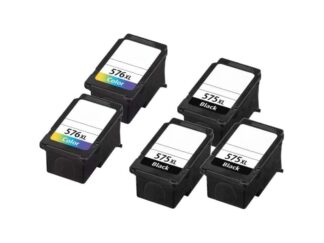 Rabat sæt! Canon PG-575XL / Cl 576XL - 3 x Sort 2 x Farve - Kompatibel - PG-575XL - 71 ml