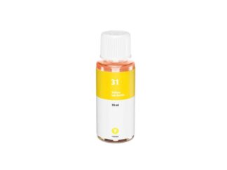 HP 31 gul blækrefill 70 ml - kompatibel 1VU28AE