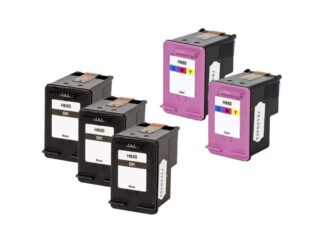 Rabat sæt! HP 650XL - 3 x Sort 2 x Farve - Kompatibel - 650XL - 4.500 sider