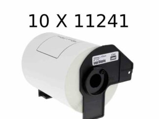10 stk DK11241 shipping etiketter - 10 x 200 stk - 102 x 152mm - Kompatibel Brother - DK11241