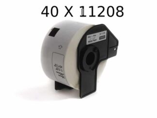 40 stk DK11208 adresseetiketter - 400 stk - 38 x 90mm - Kompatibel Brother - DK11208