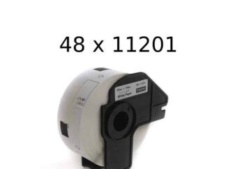 48 stk DK11201 adresseetiketter - 400 stk - 29 x 90mm - Kompatibel Brother - DK11201