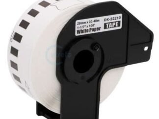 DK22210 rulle etiketter - 2.9cm x 30.5m - Kompatibel Brother - DK22210