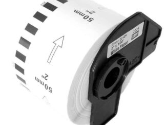 DK22223 rulle kontinuerlige papir etiketter - 5cm x 30,5m - Kompatibel Brother - DK22223
