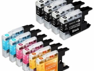 Rabat sæt! LC1240 - 4 x bk 2 x c-m-y - Kompatibel Brother - LC1240 - 140ml