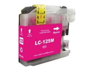 LC125XLM magenta blækpatron 1.200 sider - Kompatibel Brother - LC125XLM