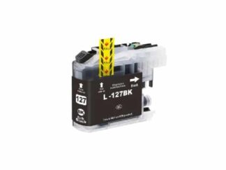 LC127XLBK sort blækpatron 1.200 sider - Kompatibel Brother - LC127XLBK