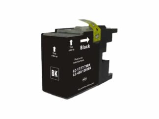 LC1280XLBK sort blækpatron 3200 sider - Kompatibel Brother - LC1280XLBK