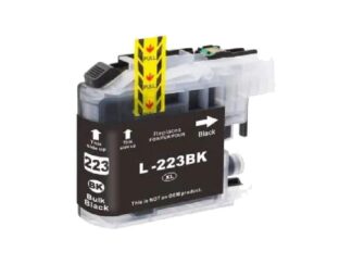LC223BK sort blækpatron 550 sider - Kompatibel Brother - LC223BK