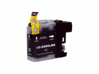 LC229XLBK sort blækpatron 1200 sider - Kompatibel Brother - LC229XLBK
