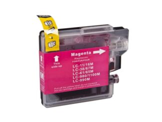 LC980M magenta blækpatron 12ml - Kompatibel Brother - LC980M