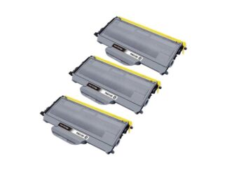 Rabat sæt! 3 stk TN2120 sort toner 3 x 2.600 sider - Kompatibel Brother - TN2120
