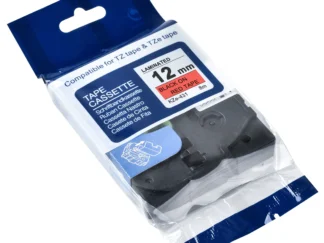 TZe431 Tape sort tekst på rød - 12mm x 8m - Kompatibel Brother - TZe431