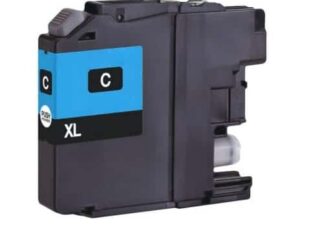 LC22EC cyan blækpatron 1200 sider Kompatibel Brother - LC22EC
