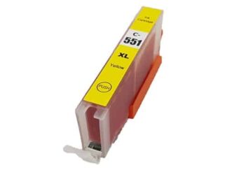 Canon CLI-551XLY gul blækpatron 13ml - Kompatibel - 6446B001
