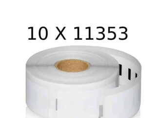 Dymo 10 stk 11353 universaletiketter 10 x 1000 stk. 25x13mm. Dymo - S0722530 - kompatibel