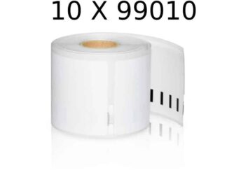 Dymo 99010 10 stk forsendelse etiketter – 89 x 28mm 10 x 130 stk – Kompatibel – S0722370