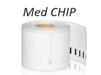 Dymo 99010 forsendelse etiketter med CHIP – 89 x 28mm 130 stk – Kompatibel – S0722370