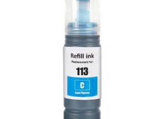 Epson 113 cyan blækrefill 70 ml kompatibel - C13T06B240