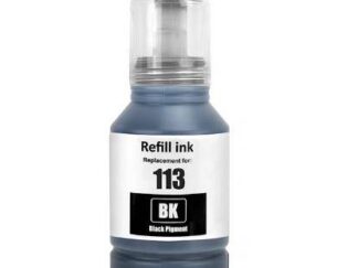 Epson 113 sort blækrefill 130 ml kompatibel - C13T06B140