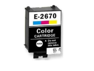 Epson 267 Tri-Color C-M-Y blækpatron 12ml Uoriginal - C13T26704010