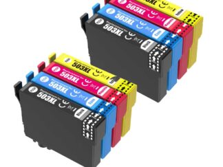Rabat sæt! Epson 503XL 2x BK-C-M-Y blækpatron 108 ml kompatibel 8stk