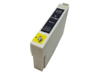 Epson T0711 sort blækpatron 12ml Uoriginal - C13T07114011