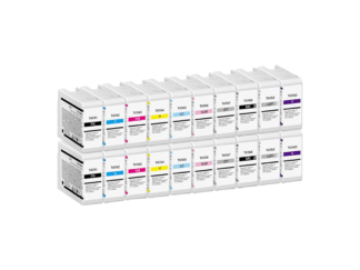 Rabat sæt! Epson T47A 2 x PBK-C-M-Y-LC-LM-G-MBK-LG-V 20 stk. blækpatron - Kompatibel - C13T47A100-C13T47AD00