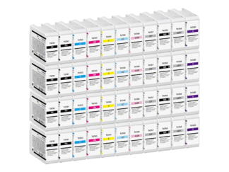 Rabat sæt! Epson T47A 8 x PBK 4 x C-M-Y-LC-LM-G-MBK-LG-V 44 stk. blækpatron - Kompatibel - C13T47A100-C13T47AD00