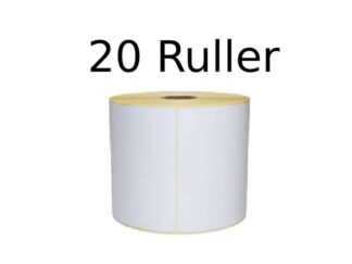 Fragtlabels til Zebra printer. 240 stk 102mm x 190mm. 20 ruller. Thermal pakkelabels til bla. DAO, Bring, PostNord og GLS