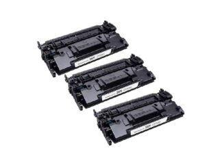 HP 26X rabat sæt! 3 stk sort toner 27.000 sider i alt- Kompatibel - CF226X