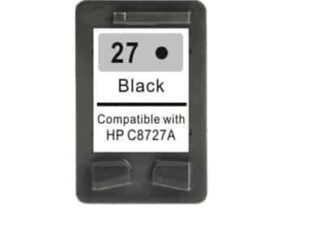 HP 27 sort blækpatron 18ml - Kompatibel - C8727AA