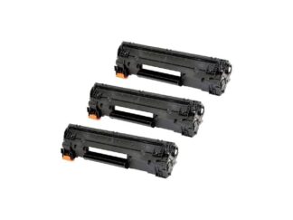 HP 83A rabat sæt! 3 stk sort toner 4.500 sider sider i alt- Kompatibel - CF283A