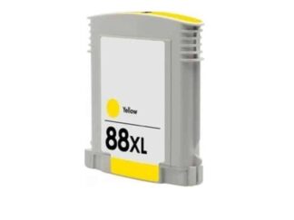 HP 88XL gul blækpatron 24ml - Kompatibel - C9393AE