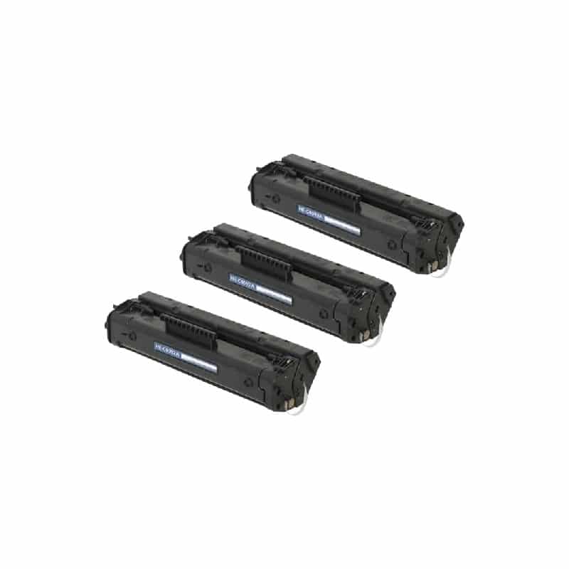 HP 92A 3 stk sort toner 7.500 sider i alt - Kompatibel - C4092A