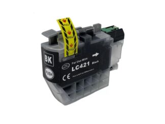 LC421BK sort blækpatron 200 sider - Kompatibel Brother - LC421BK