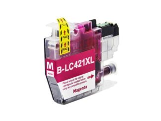 LC421XLM magenta blækpatron 500 sider - Kompatibel Brother - LC421XLM