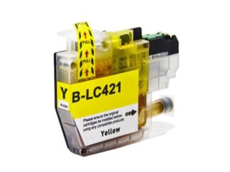 LC421Y gul blækpatron 200 sider - Kompatibel Brother - LC421Y