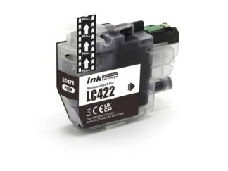LC422BK sort blækpatron 550 sider - Kompatibel Brother - LC422BK