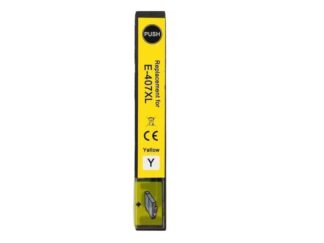 Epson 407XL gul blækpatron 27 ml C13T07U440 - Uoriginal