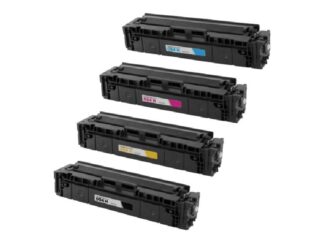 Rabat sæt! Canon 054H  – 4 farver BK-C-M-Y – Kompatibel – 054H – 10.000 sider