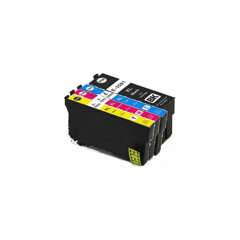 Rabat sæt! Epson 35XL – 4 farver BK-C-M-Y – Uoriginal – 35XL – 126.2ml