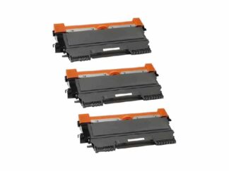 Rabat sæt! 3 stk  TN2220 sort toner 7.800 sider i alt - Kompatibel Brother - TN2220