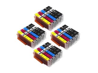 Rabat sæt! Canon PGI-580XXL / CLI-581XXL - 4 x 5 farver PBK-BK-C-M-Y - Kompatibel - PGI-580XXL - 296 ml 20 stk