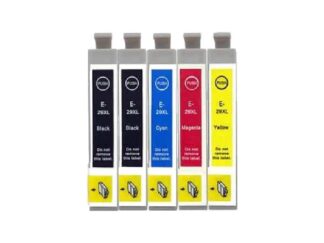 Rabat sæt! Epson 29XL - 2 X BK 1 x C-M-Y - Uoriginal -29XL - 65,9 ml 5 stk.