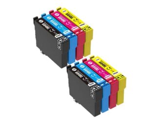 Rabatpakke! Epson 604XL 2x BK-C-M-Y blækpatron 94 ml Kompatibel 8stk