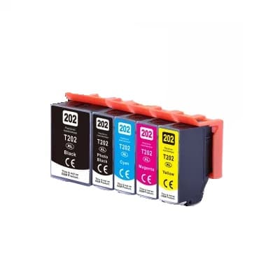 Rabat sæt! Epson 202XL – 5 farver PBK-BK-C-M-Y – Uoriginal – 202XL – 68 ml